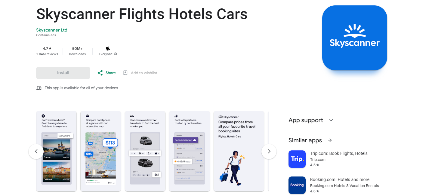 Apps for Booking Air Tickets