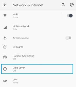 Save Mobile Data on Android